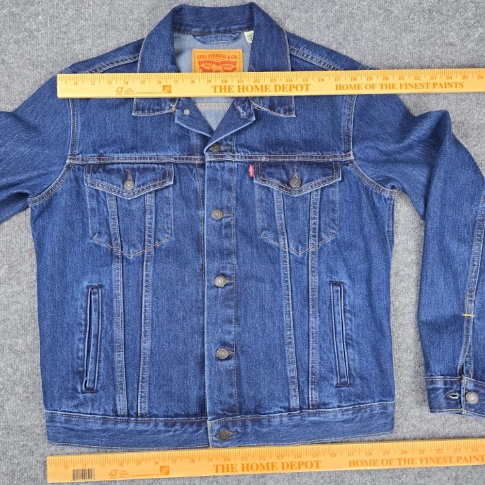Levi's Men's Trucker Jacket Type III Indigo Blue Wash - Size Medium 72334-4216 - Picture 10 of 12